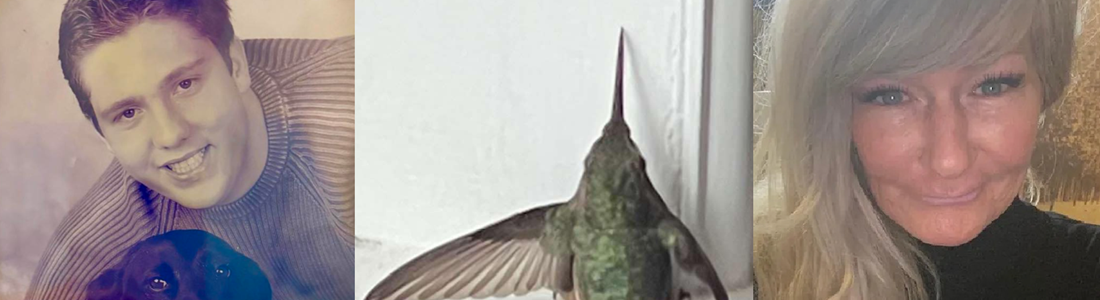 Lorraine Roman's Validation with her son William and her black Lab Rainey through Isabella Johnson