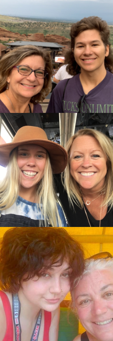 Renee Novotny, Tammy Patrick, and Kelley Worth