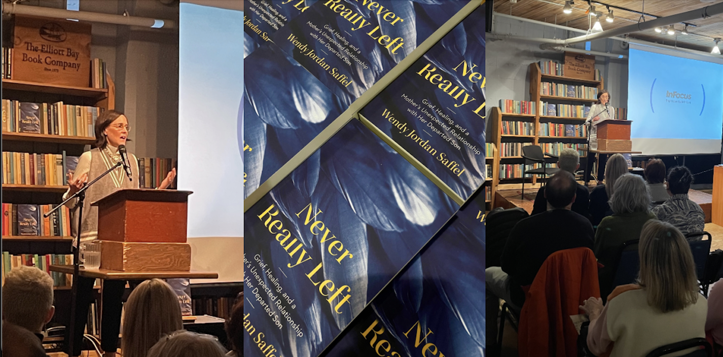 HPH Seattle Book Launch of Never Really Left with Wendy Saffel, Nov 15th!