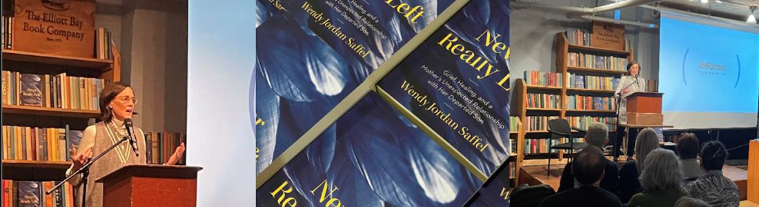 HPH Seattle Book Launch of Never Really Left with Wendy Saffel, Nov 15th!
