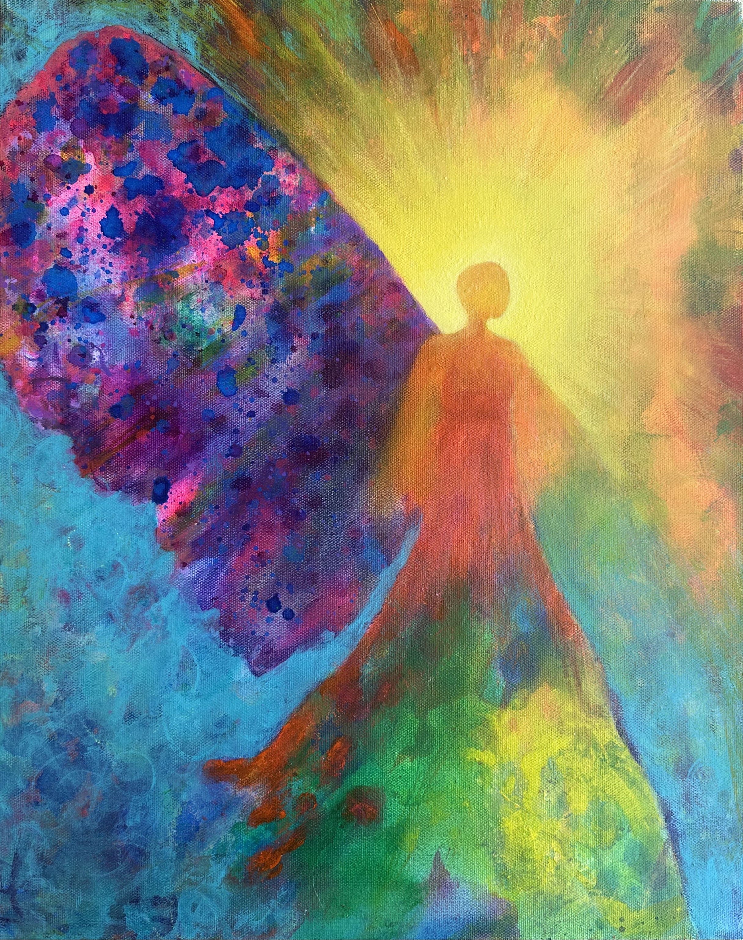Angel Lithograph from Original Work by Christy Majors